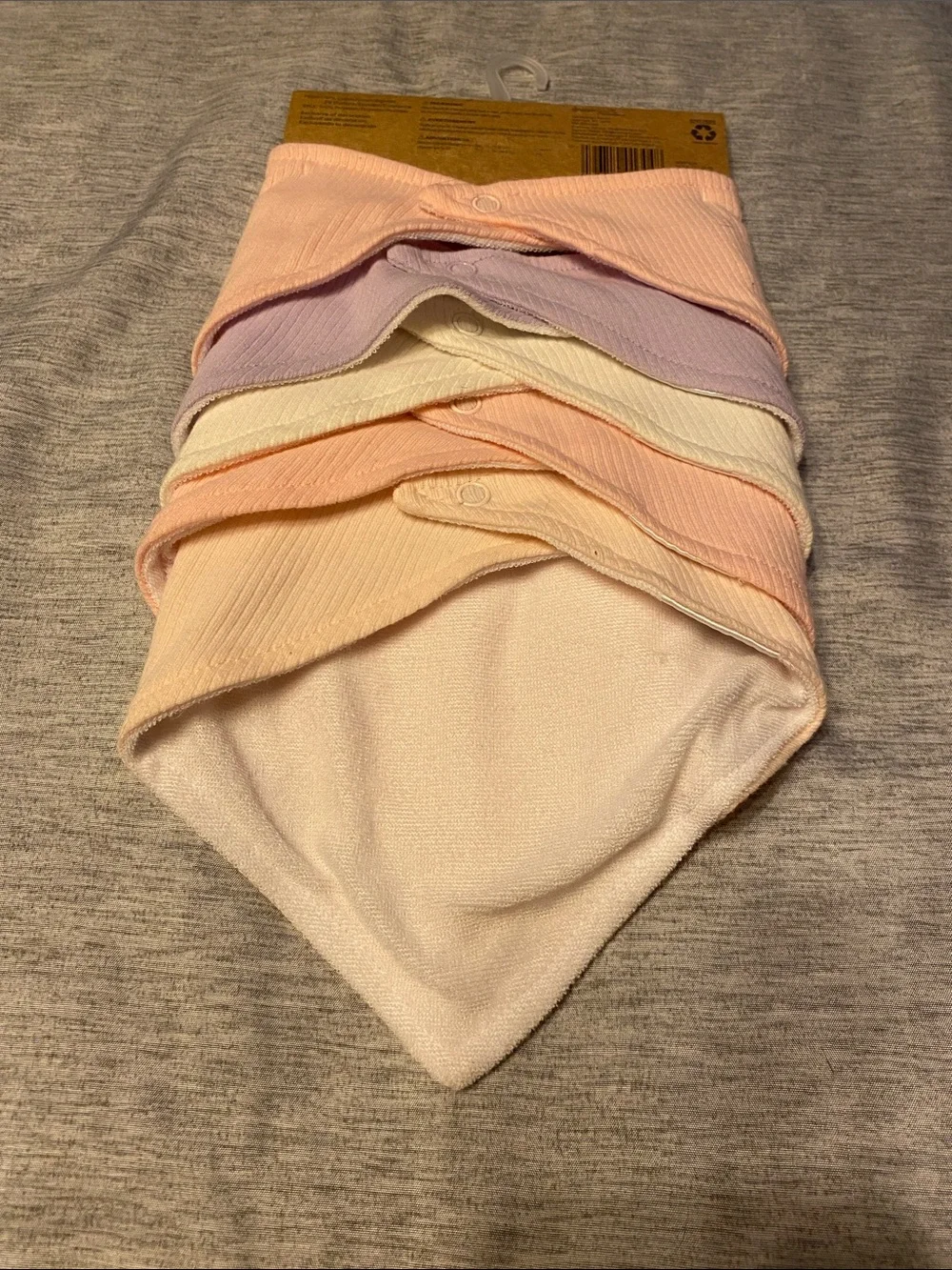 Carter's Child of Mine & Dreamgrow Baby Girl Bibs LOT NWT